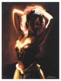 Bordeaux Glow Carrie Graber Canvas Giclée Print Artist Signed and Numbered