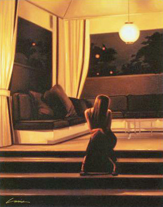 Cabana Lights Carrie Graber Canvas Giclée Artist Hand Signed and Numbered