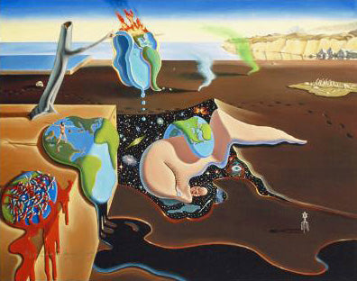 The Persistence of Man Charles Lynn Bragg Canvas Giclée Print Artist Hand Signed and Numbered