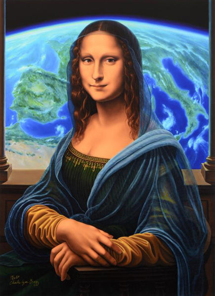 Mona Lisa Charles Lynn Bragg Gallery Proof Canvas Giclée Print Artist Hand Signed and GP Numbered