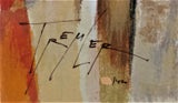 Cocktail III Yuri Tremler Serigraph Print Artist Hand Signed and Numbered