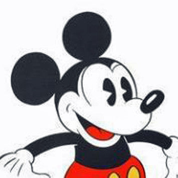 Mickey Mouse Disney Studios Serigraph Print