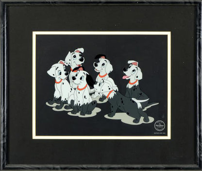 Puppy Disguise Disney Studios Classic Sericel Serial Numbered and Framed