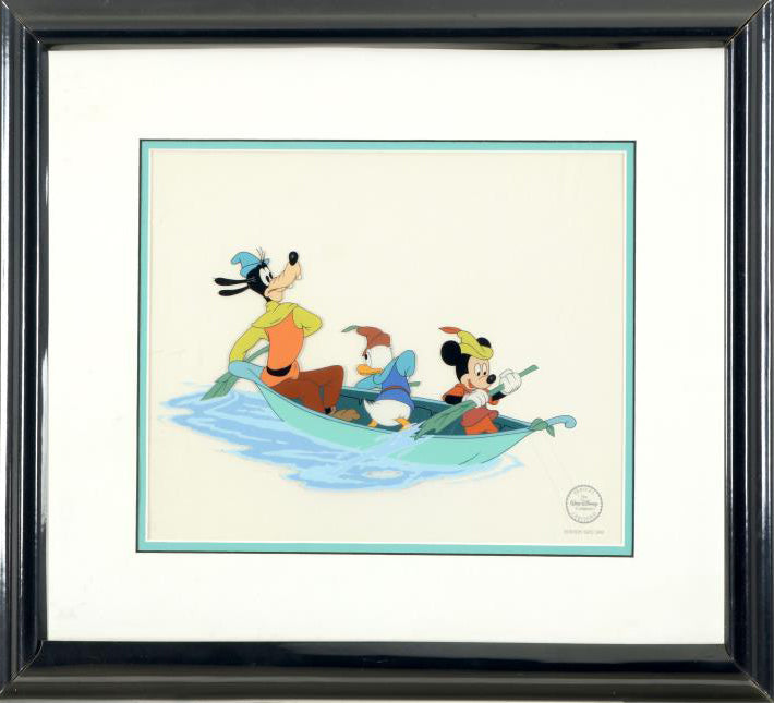 Mickey and the Beanstalk Disney Studios Classic Sericel with Background Framed
