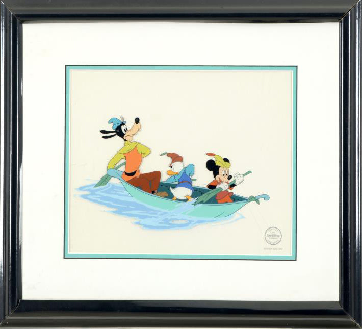 DISNEY Mickey Mouse Baseball Limited Edition Sericel Animation Art Cel