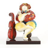 Peaceful Intermission Dorit Levi Hand Painted Sculpture Signed and Numbered