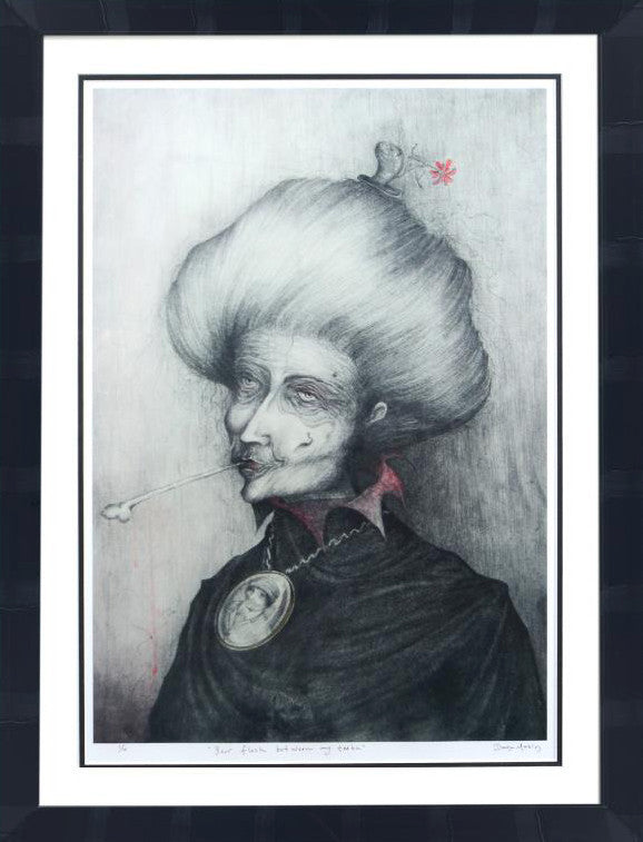 Your Flesh Between My Teeth Diana Martin Print Artist Hand Signed and Numbered