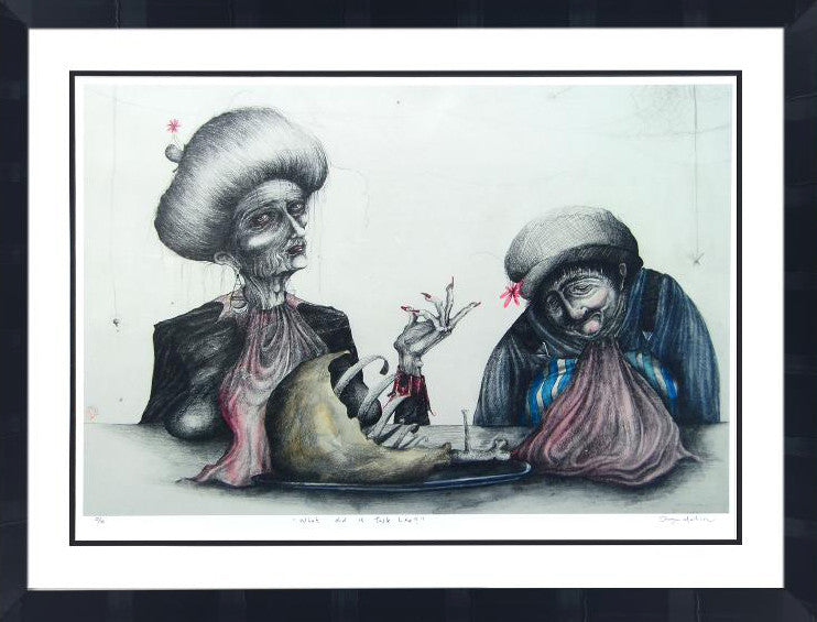 What Did It Taste Like Diana Martin Print on Photographic Paper Artist Hand Signed Numbered and Framed