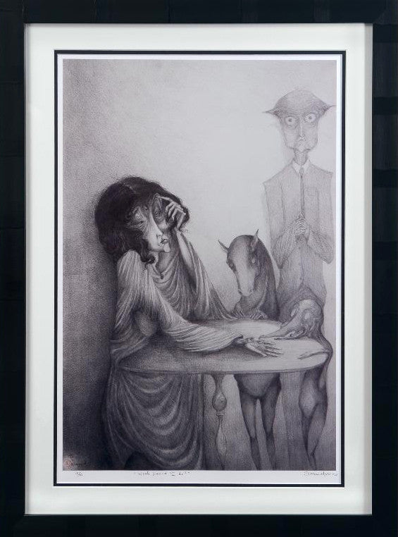 What Should I Do Diana Martin Print on Photographic Paper Artist Hand Signed Numbered and Framed