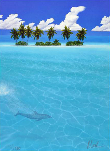 Fancy Jumper Right Dan Mackin Lithograph Print Artist Hand Signed and Numbered