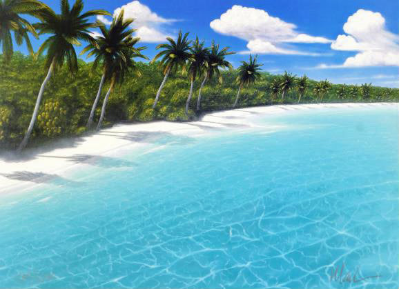 Endless Beaches Dan Mackin Lithograph Print Artist Hand Signed and Numbered