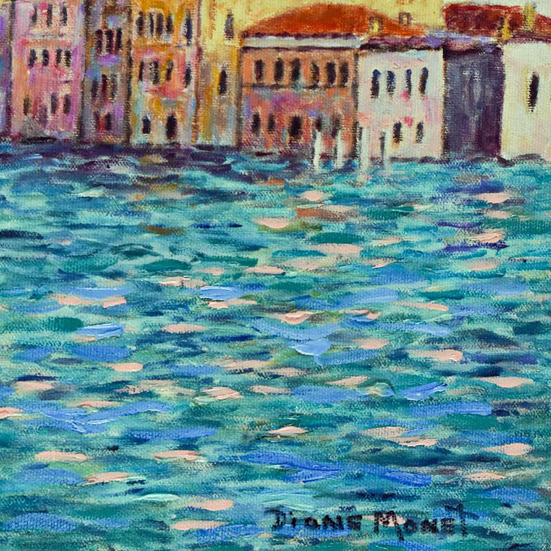 Candy Canes of Venice Diane Monet Canvas Giclée Print Artist Hand Signed and Numbered