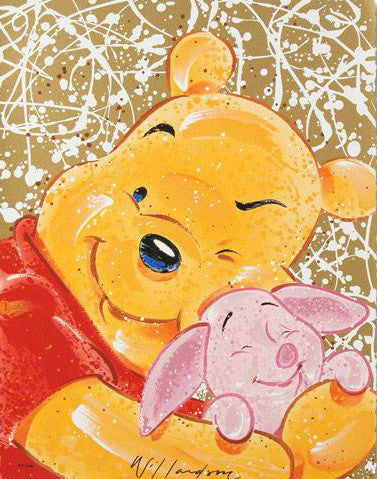 Very Important Piglet David Willardson Serigraph Print Artist Hand Signed and Numbered