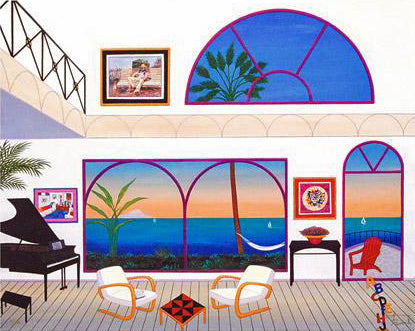 Living Cayman Fanch Ledan Canvas Giclée Print Artist Hand Signed and Numbered