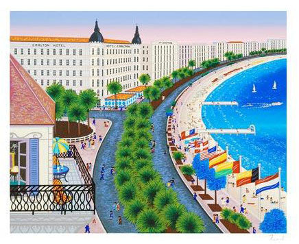 Festival de Cannes Fanch Ledan Artist Proof Serigraph Print Artist Hand Signed and AP Numbered