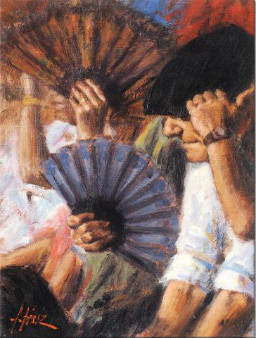 Gran Expectativa Fabian Perez Artis Proof Giclée on Board Artist Hand Signed and AP Numbered