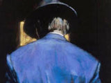 Nocturnal Surprise I Fabian Perez Giclée Print on Canvas Board Artist Hand Textured Signed Numbered and Framed
