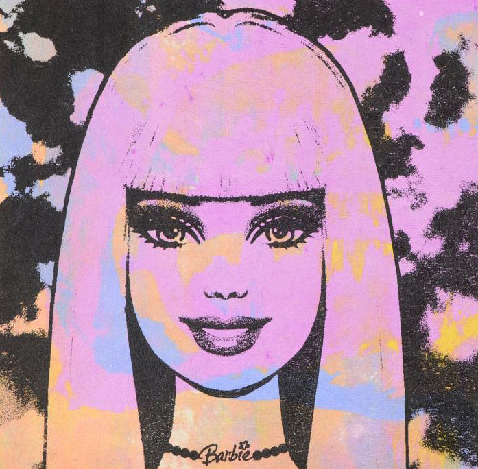 Barbie Gail Rodgers Acrylic Silkscreen Painting on Canvas Artist Hand Signed