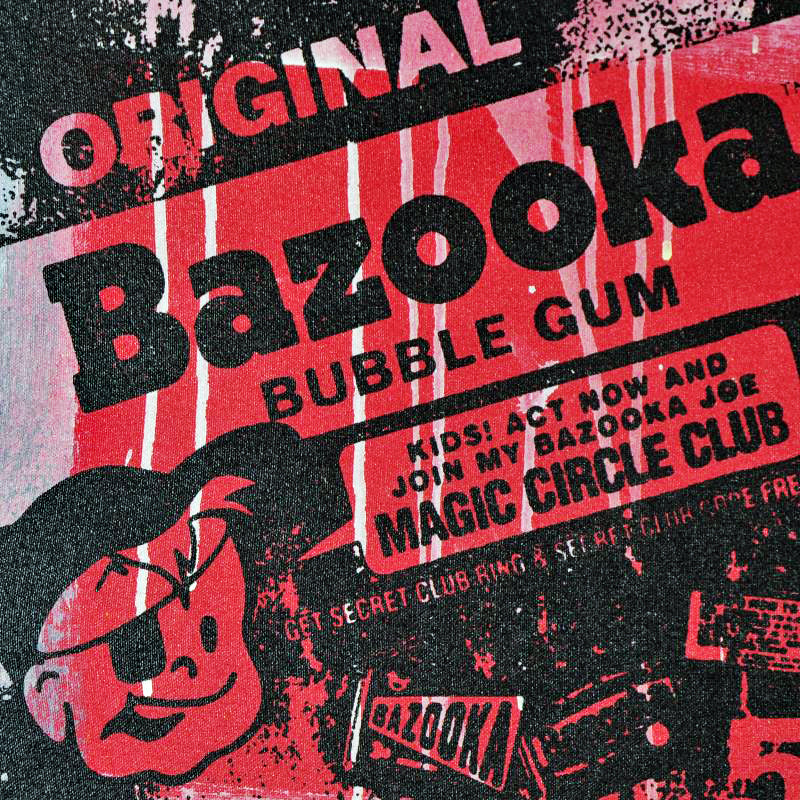 Bazooka Joe Gail Rodgers Acrylic Silkscreen Painting on Canvas Artist Hand Signed