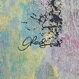 Leonardo's Horse Gail Rodgers Acrylic Silkscreen Painting on Canvas