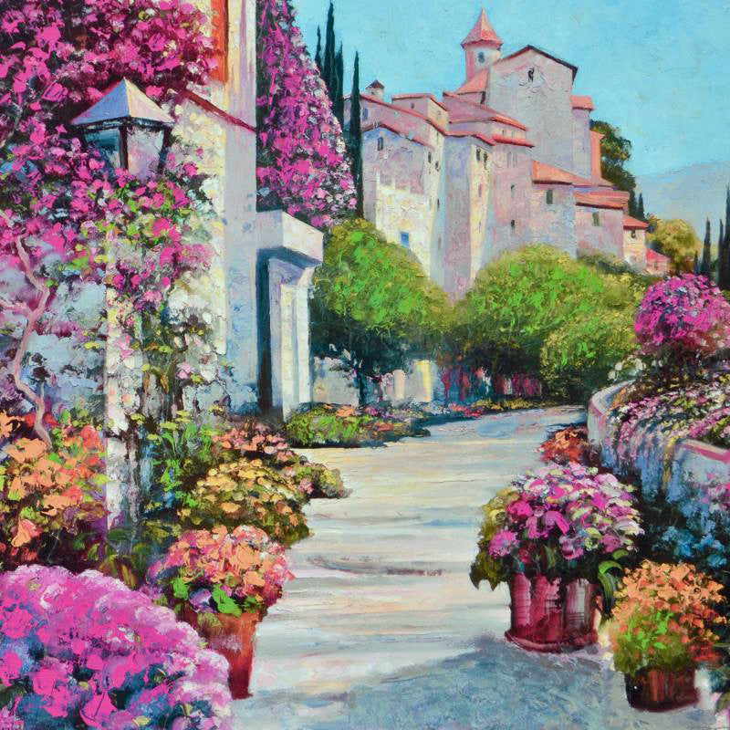 Blissful Burgundy Howard Behrens Canvas Giclée Numbered with Artist Authorized Signature