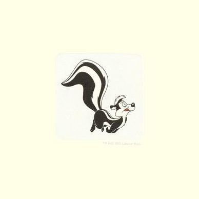 Pepe Le Pew Warner Bros Looney Tunes Hand Tinted Color Etching Numbered Framed