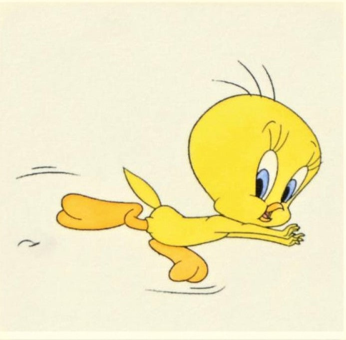 Tweety Bird Warner Bros Hand Tinted Color Etching Numbered – Art Deals