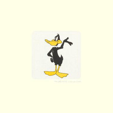 Daffy Duck Warner Bros Looney Tunes Hand Tinted Color Etching Numbered