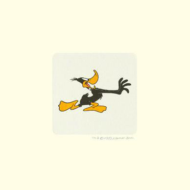 Daffy Duck Warner Bros Animation Hand Tinted Color Etching Numbered