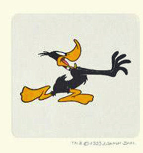 Daffy Duck Warner Bros Animation Hand Tinted Color Etching Numbered