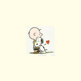 Charlie Brown and Snoopy Peanuts Hand Tinted Color Etching Numbered