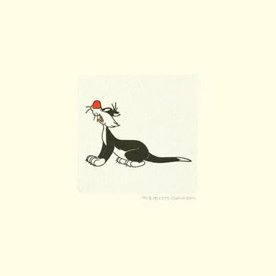 Sylvester the Cat Warner Bros Hand Tinted Color Etching Numbered