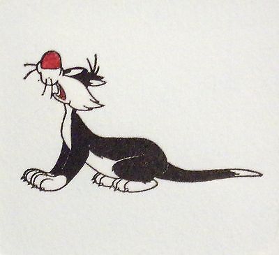 Sylvester the Cat Warner Bros Hand Tinted Color Etching Numbered