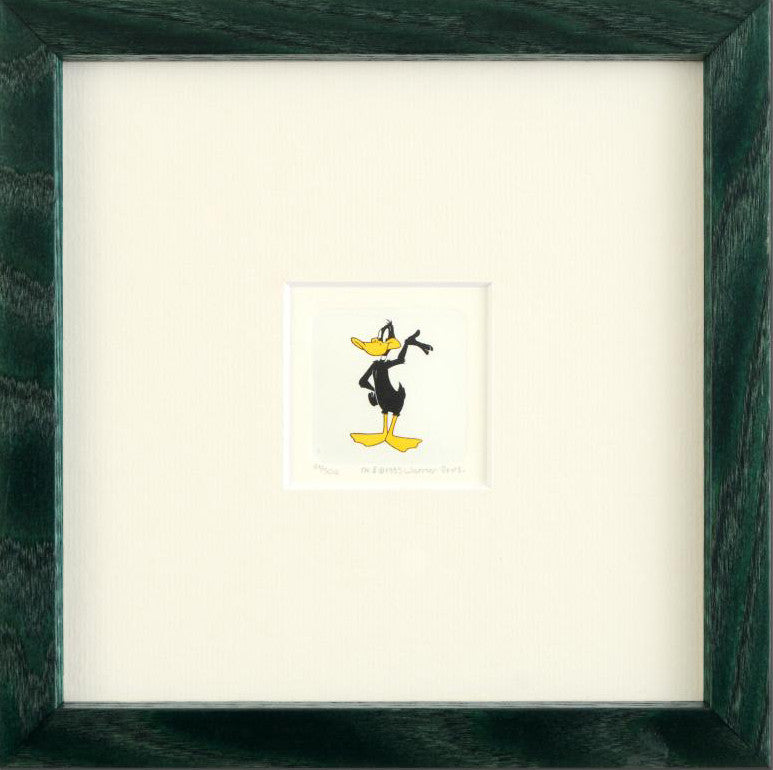 Daffy Duck Warner Bros Looney Tunes Hand Tinted Color Etching Numbered