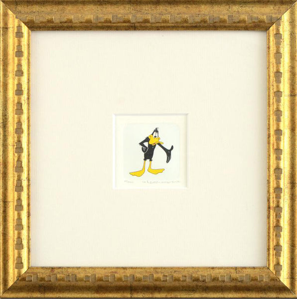 Daffy Duck Warner Bros Looney Tunes Hand Tinted Color Etching Numbered