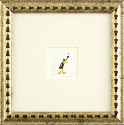 Daffy Duck Warner Bros Hand Tinted Coloring Etching Numbered Framed