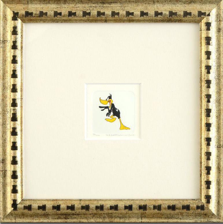 Daffy Duck Warner Bros Hand Tinted Coloring Etching Numbered Framed