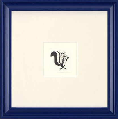 Pepe Le Pew - Limited Edition Etching on Paper with Hand Tinted Coloring by Warner Bros.