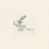 Bugs Bunny Warner Bros Hand Tinted Color Etching Numbered