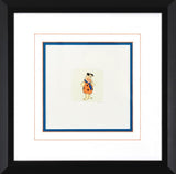 Fred Flintstone Hanna Barbera Hand Tinted Color Etching Numbered and Framed