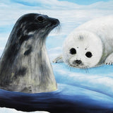 Harp Seals Wyland Lithograph Print Artist Hand Signed and Numbered