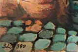 House No 38 Anatoly Metlan Lithograph Print Artist Hand Signed and Numbered