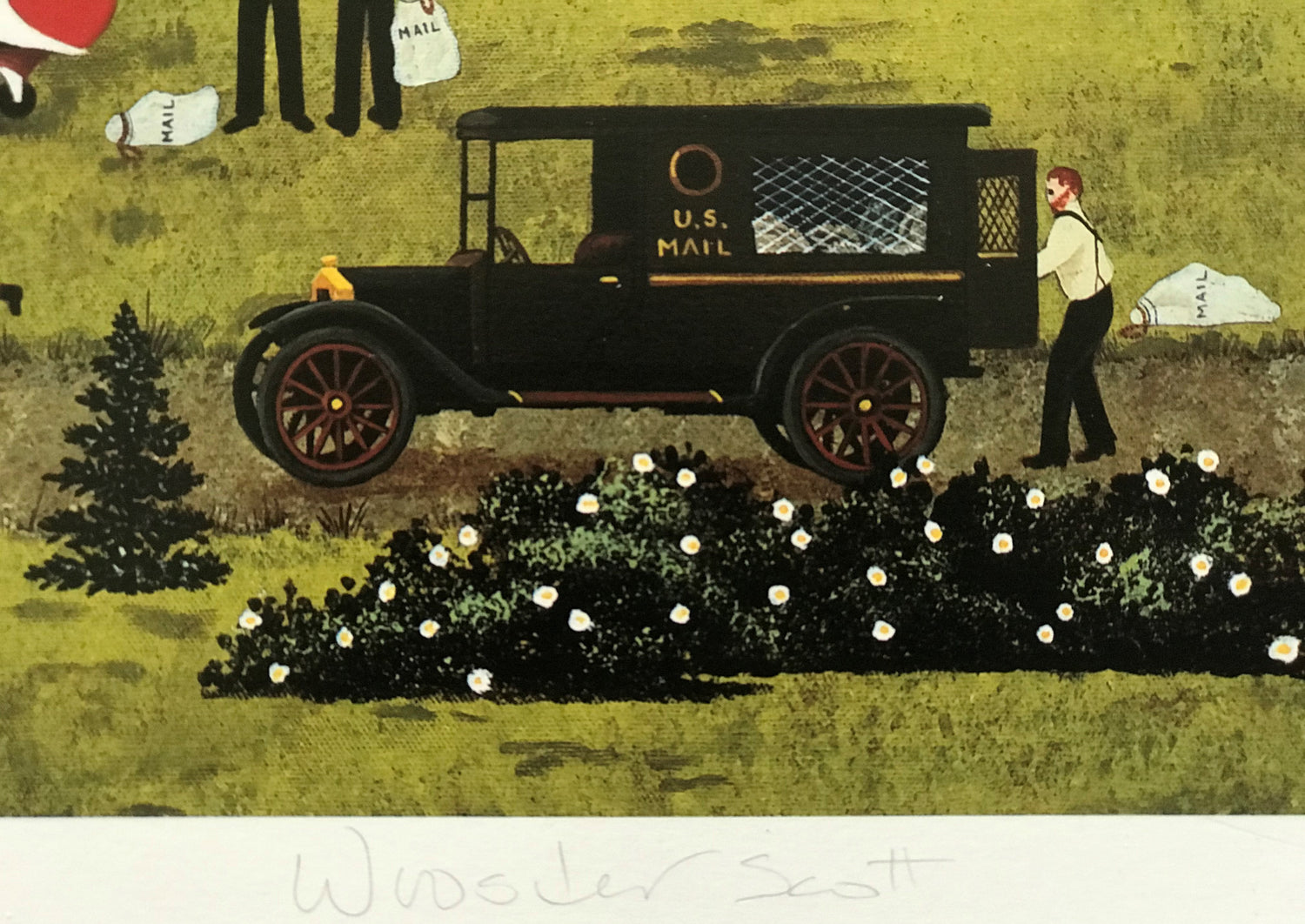 Franklin Fields First Annual Air Fair Jane Wooster Scott Lithograph Print Artist Hand Signed and Numbered