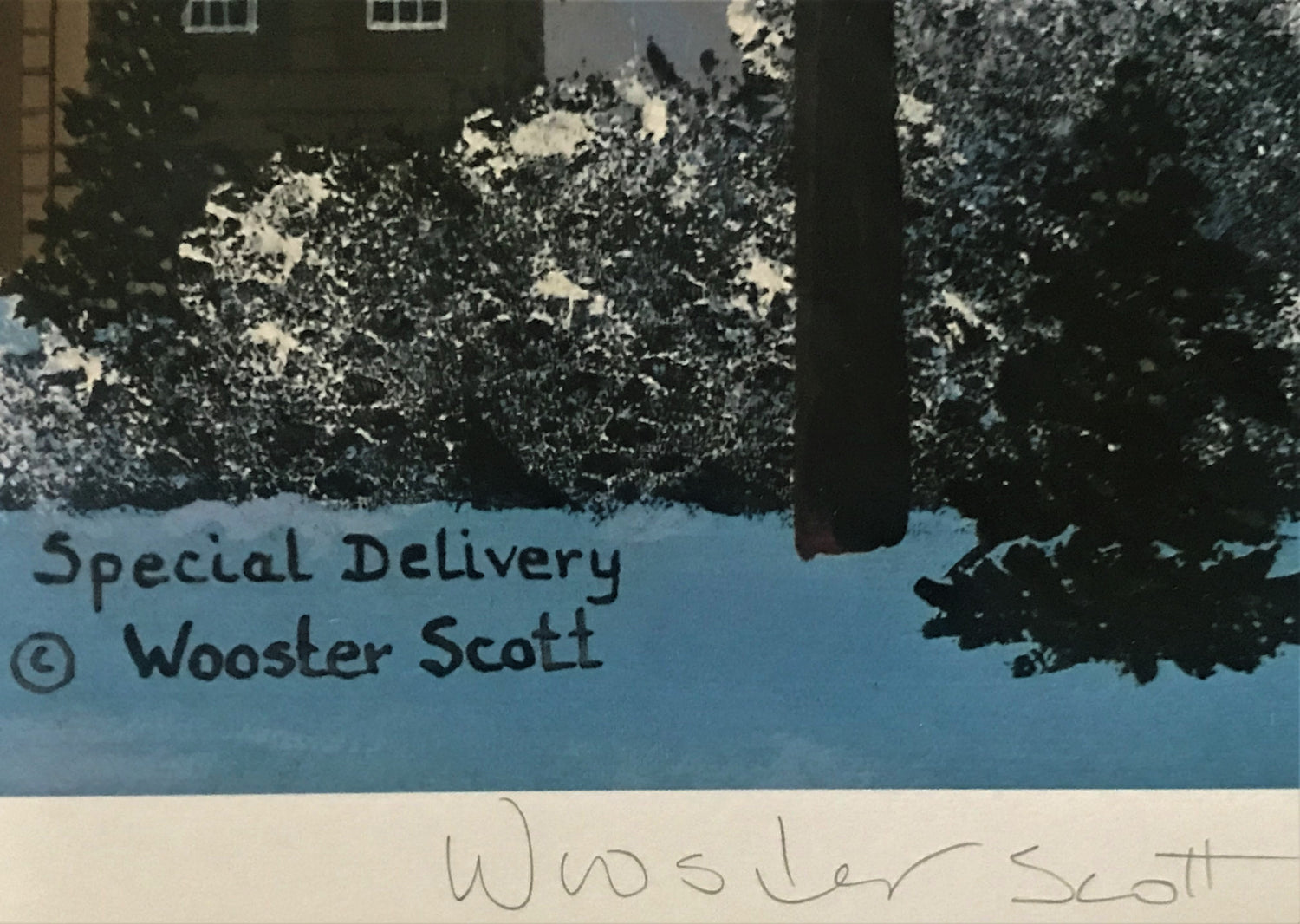 Special Delivery Jane Wooster Scott Artist Proof Lithograph Print Artist Hand Signed and AP Numbered