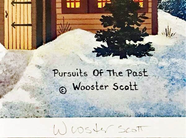 Pursuits of the Past Jane Wooster Scott Artist Proof Lithograph Print Artist Hand Signed and AP Numbered