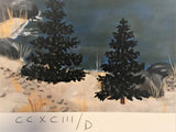 Trail Creek Autumn Jane Wooster Scott Lithograph Print Artist Hand Signed and Roman Numeral Numbered