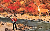 Trail Creek Autumn Jane Wooster Scott Lithograph Print Artist Hand Signed and Roman Numeral Numbered