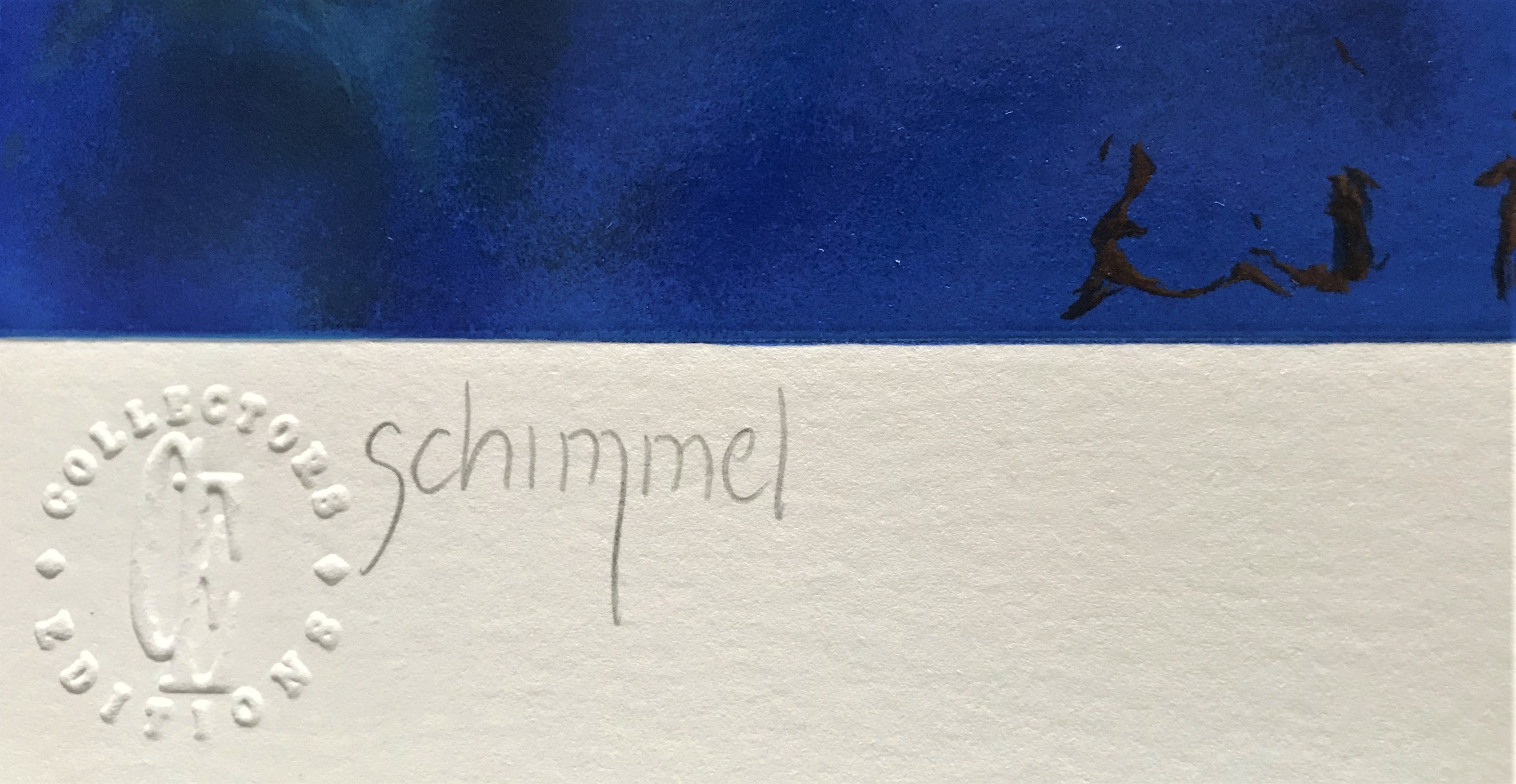 Moondance William Schimmel Fine Art Serigraph Print Artist Hand Signed and Numbered