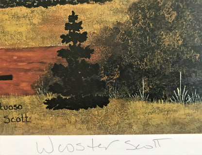 Budding Virtuoso Jane Wooster Scott Lithograph Print Artist Hand Signed and Numbered