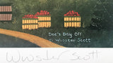 Docs Day Off Jane Wooster Scott Lithograph Print Artist Hand Signed and Numbered